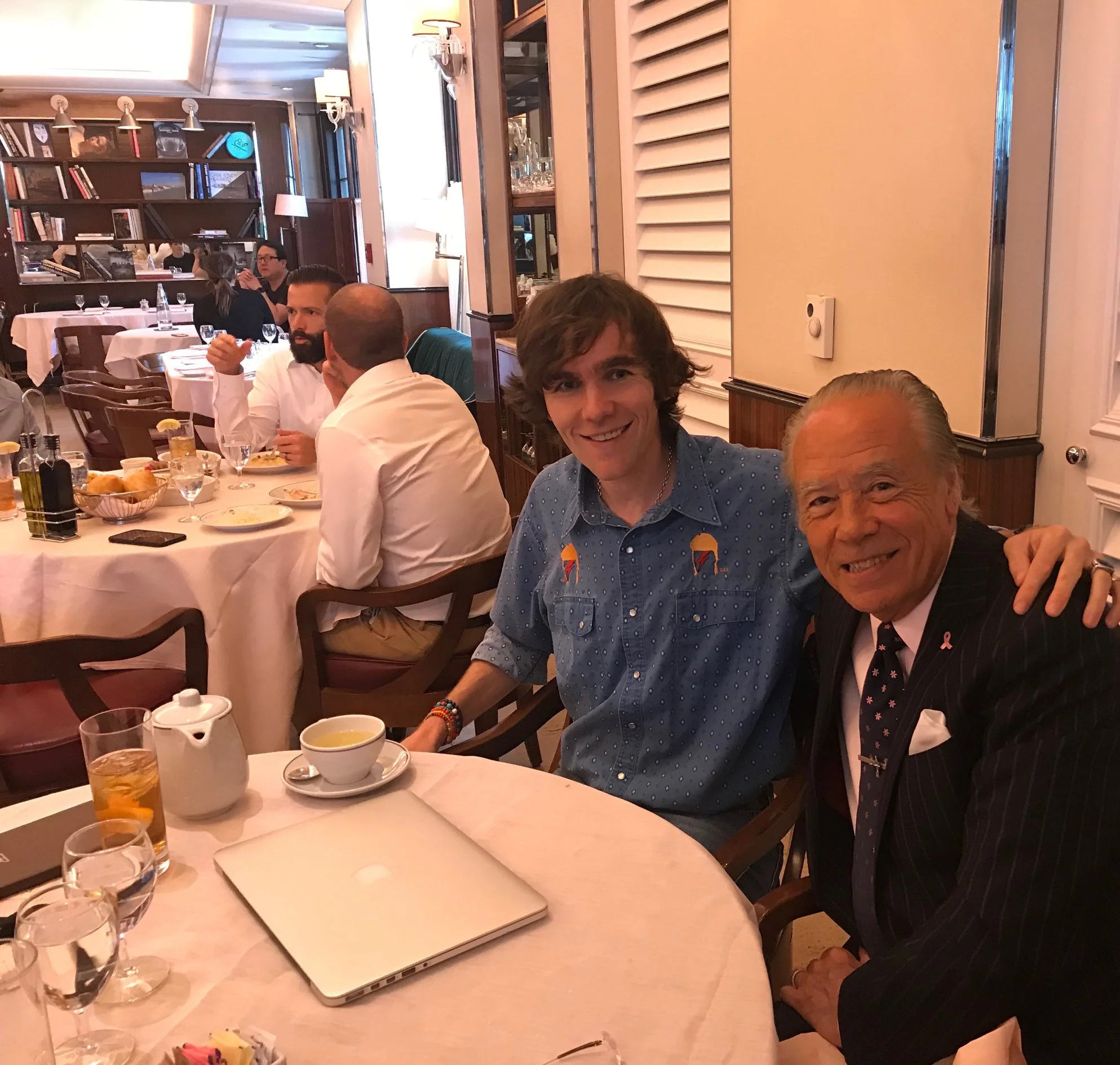 Tom Cridland and Nigel Olsson in New York