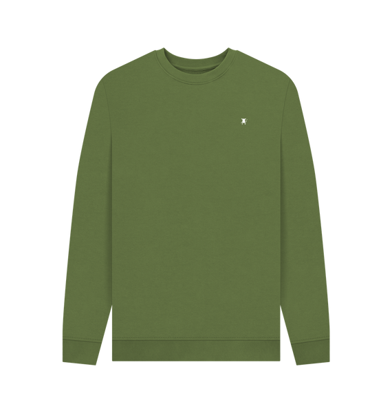 Khaki Printed Sweater