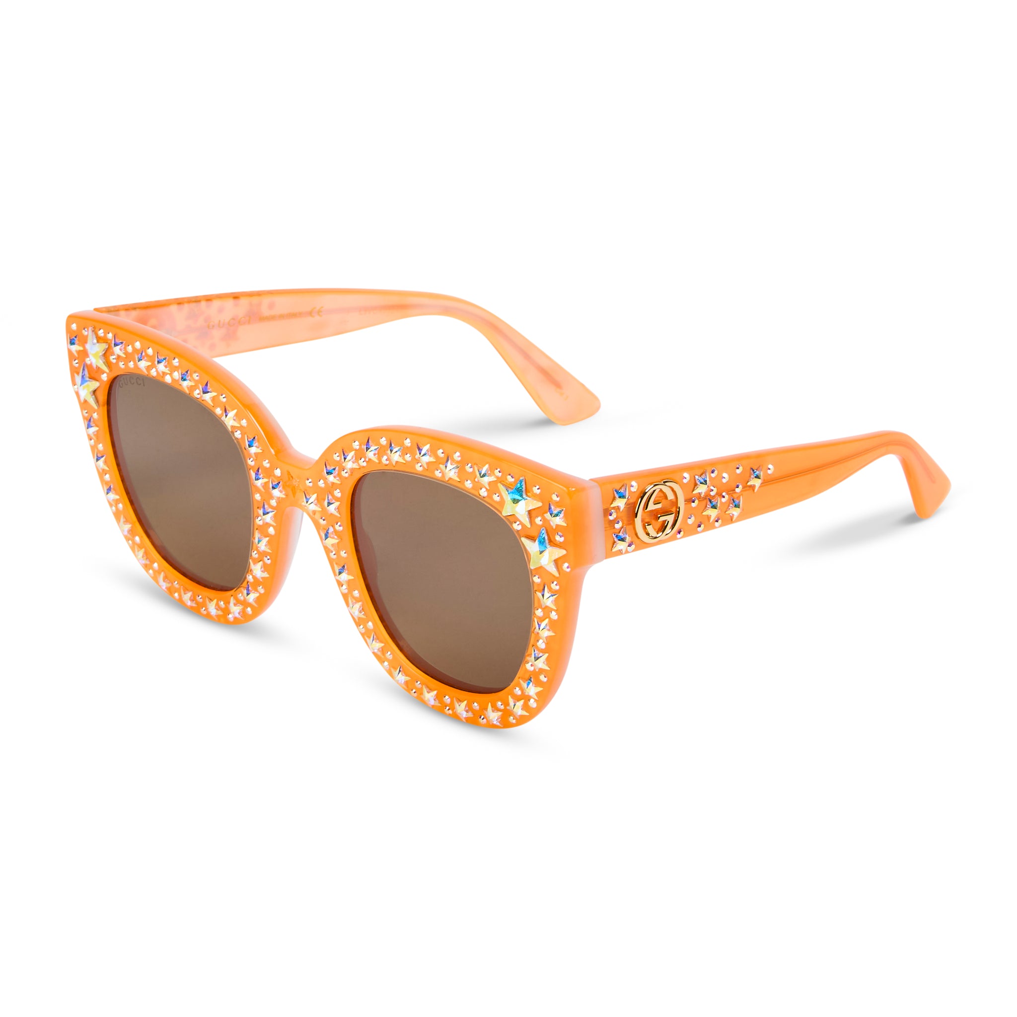 Orange Gucci Sunglasses