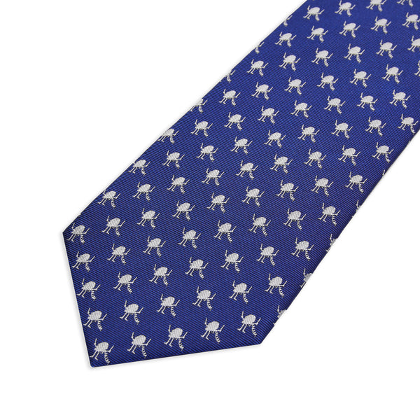 Nigel Olsson Stickman Tie Navy and White | Sustainable fashion by Tom ...